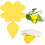 Sticky Trap for Pest with Radish Pattern Yellow 12-Pack 4