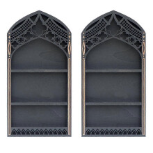 (1pcs, French Frame) Multi-Layer Four Leaf Clover French Frame Star Gate Wall Decor Carved Wood Hanging Pendant Gift For Home