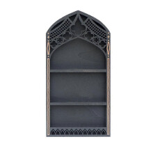 (One size, French Frame) Multi-Layer Four Leaf Clover French Frame Star Gate Wall Decor Carved Wood Hanging Pendant Gift For Home