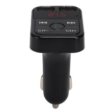 Bluetooth FM-Transmitter-Autoradio-Adapter mit Freisprechfunktion, Bluetooth 5.3-Technologie, zwei USB-Anschlüssen, Schnellladefunktion und