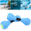 EVA Foam Dumbbells for Pool Exercise - Lightweight Waterproof Blue 15