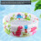 Dinosaur Pattern Inflatable Kids Pool 90CM Holds 100L For fun Anywhere 5
