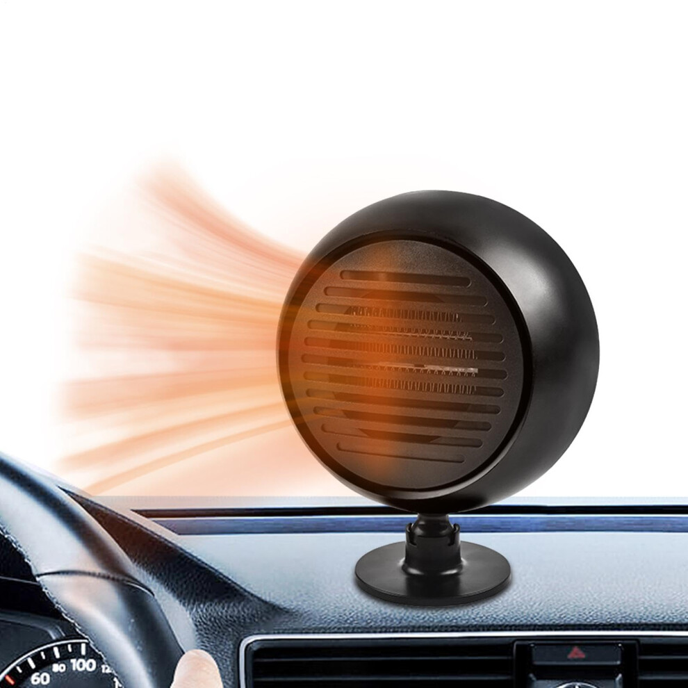 12V/24V Car Heater And Windshield Defroster Fan, Fast Heating 360 Rotation Auto Defogger 9094768742273