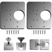 Hinge Repair Plate, Cabinet Hinge Repair Brackets,kitchen Cupboard Door Hinge Repair Plate Kit