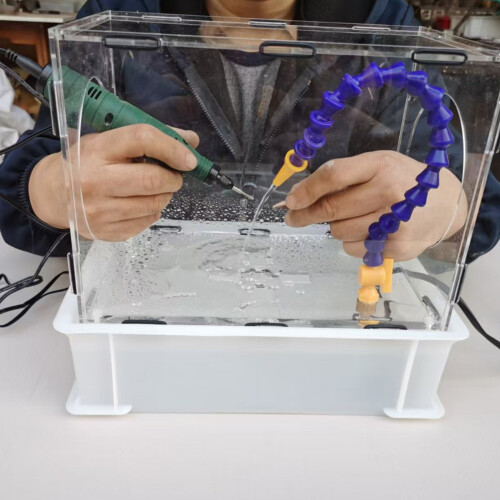 Klare staubdichte Acrylabdeckung, Wasserzirkulationssystem für 1