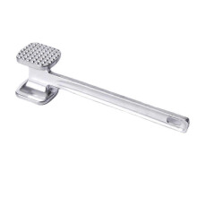 (1PC, S) Aluminum Alloy Meat Tenderizer Hammer Dual Side Textured Multi Functional Lightweight Easy Grip Kitchen Tool For Tenderizing Pounding