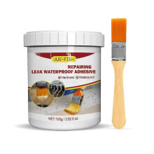 For Roof Leakage Crack Seepage 100g Transparent Waterproof Sealant Adhesive with Brush Long Lasting Flexible Leak Repair Solution