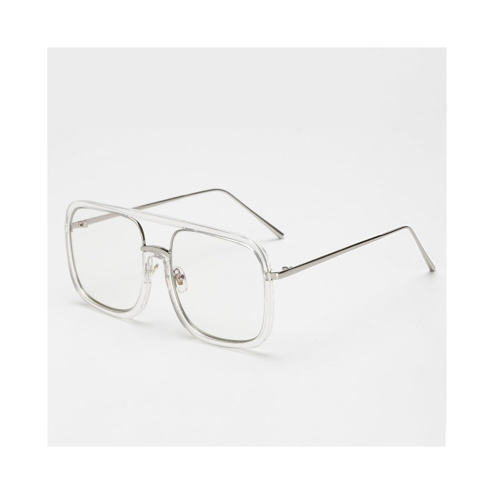 Blue/Light Oversized Blocking Reading Glasses +300 Transparent Anti Eyestrain Computer Eyewear