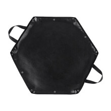 Fire Pit Mat with Flameproof DoubleSided Coating, Hexagonal Deck Protector for BBQ Grills, Outdoor Camping 104x92cm