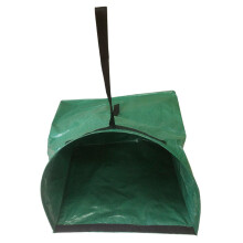Collapsible Leaf Bag Holder with Reinforced Woven Handles Large Capacity Bin for Leaves and Weeds Garden Storage Tote