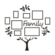 Lively Family Tree Picture Frame Collage Acrylic Design For Home Decor And Family Photo Display