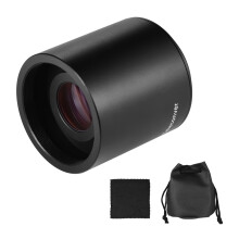 2-fach Telekonverter-Objektiv für 420-1300 mm DSLR-Kameras, schwarz