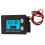 LCD DC Voltage Meter Waterproof Battery Capacity Tester 8-100V Blue 1