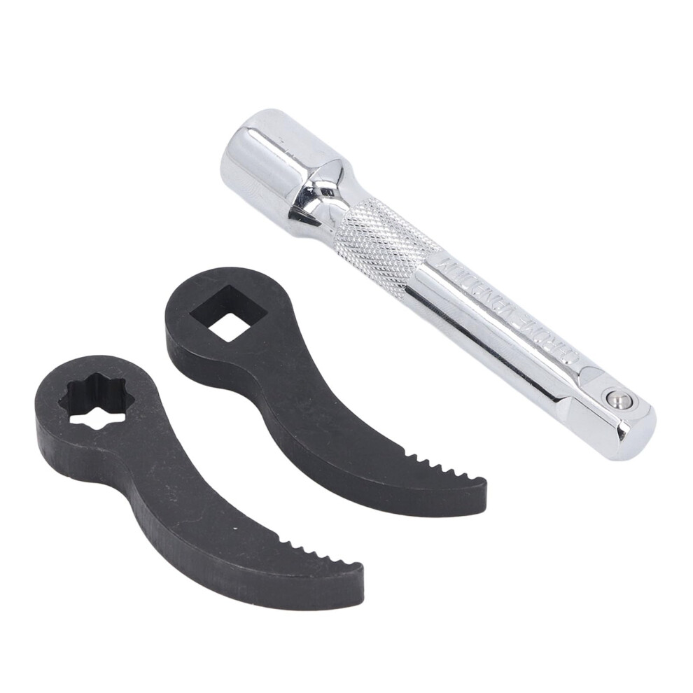 Pry Bar Wrench Adapter 3Piece Set 1/2Inch Drive Crowbar Adapter Head Tools 9187378778371