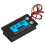 LCD DC Voltage Meter Waterproof Battery Capacity Tester 8-100V Blue 16