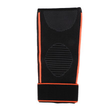 Protecciones de codo de nailon tejido con correa - Naranja