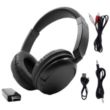 Căști Bluetooth wireless over-ear, căști wireless ușoare cu radio FM, sunet bas pur și redare de lungă durată, cablu stereo HiFi