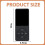 Reprodutor de MP3 com tela TFT de 1,8 polegadas, portátil e leve, compatível com Bluetooth, com alto-falante integrado, rádio FM e gravador de voz. 5