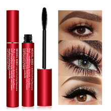 Klumpenfreie Mascara, Volumen & Verlängerung, wasserfest & seidig, hypoallergene Formel, doppelter Schutz, 8 ml – ideal für Halloween-Partys