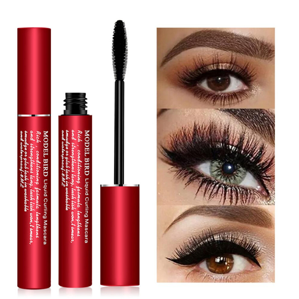 Volumizing Mascara, Longlasting & ClumpFree, Hypoallergenic & Safe For Sensitive Eyes, Waterproof Formula, Double Shield Protection, 8ml