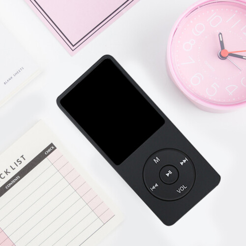 Reprodutor de MP3 com tela TFT de 1,8 polegadas, portátil e leve, compatível com Bluetooth, com alto-falante integrado, rádio FM e gravador de voz. 2
