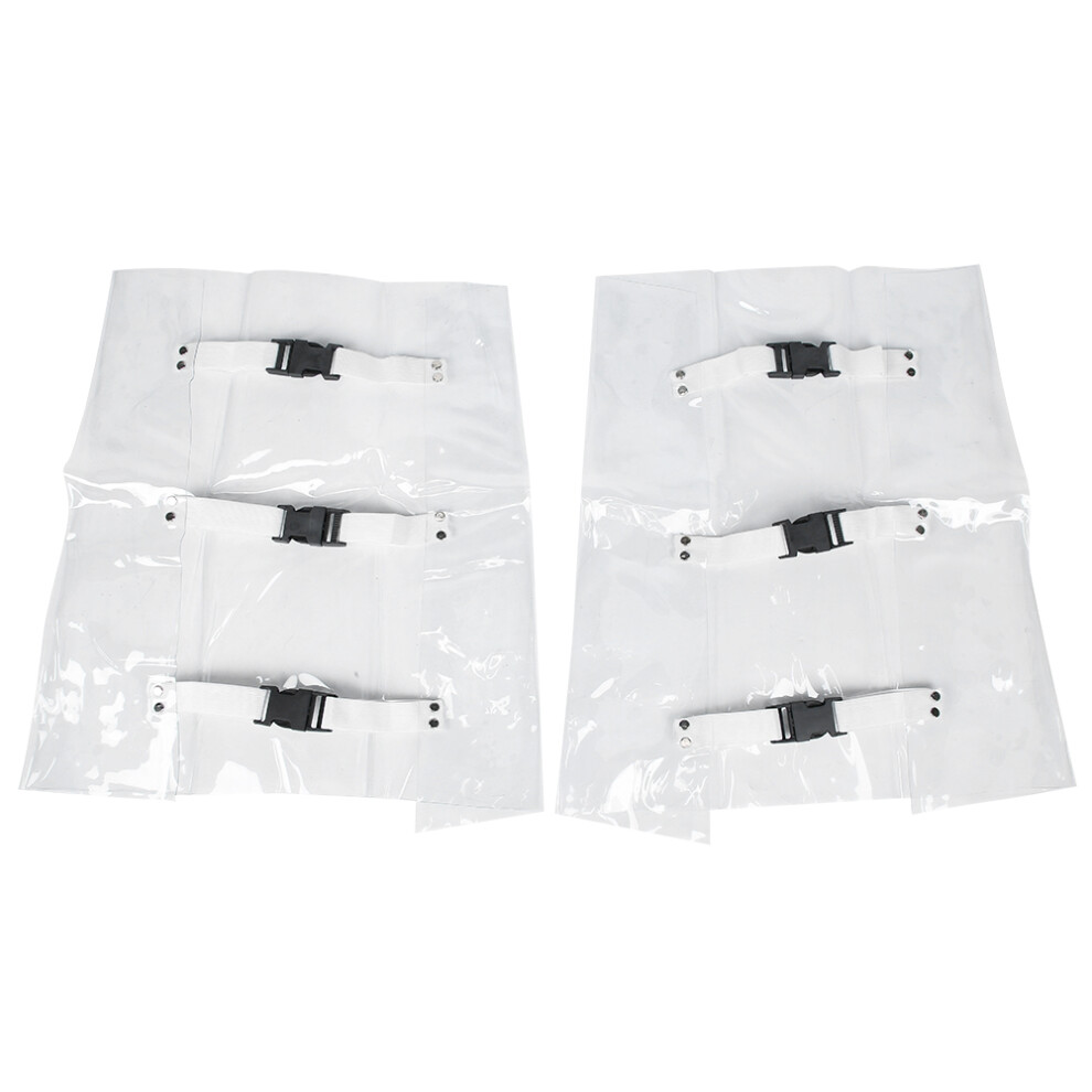 Comfortable Cotton Material Dental Chair Foot Cover Protective Cover With Elastic Bands Dustproof Mat Transparent Hygienic Barrier Waterproof Reusabl
