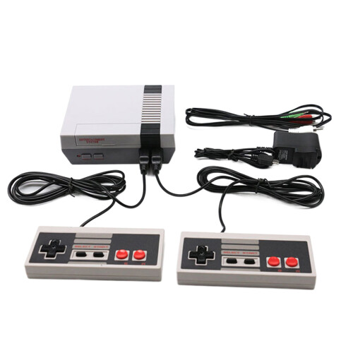 Console di gioco retrò plug and play con doppi controller, mini console di gioco, sistema di gioco a 8 bit con giochi integrati e uscita AV,