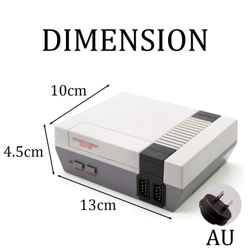 Console di gioco retrò plug and play con doppi controller, mini console di gioco, sistema di gioco a 8 bit con giochi integrati e uscita AV, 1