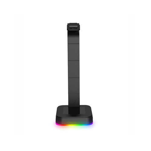 Βάση ακουστικών RGB, βάση ακουστικών γραφείου για παιχνίδια, διανομέας USB για 1