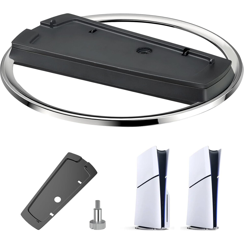 Anti-Slip Pad For Ps5 Slim Console, Stable Base Vertical Mount For Playstation 5, Improved Cooling Stand With Non-Slip Base, Easy To Install For Disc 9012494997309
