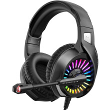 Cuffie da gioco dal design ergonomico, compatibilità multipiattaforma per un'esperienza di gioco senza interruzioni, microfono con cancellazione del