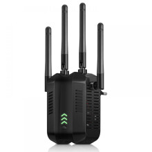 Secure Network Defender, WiFi-forlænger med bred dækning til hjemmet, erhverv og rejser, understøtter dobbeltbånd og Ethernet-port
