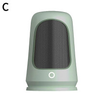 (1set, Green) Mini Heater For Home High Performance Portable Desktop Heater Fast Heating Adjustable Thermostat Energy Saving Compact For Office Room