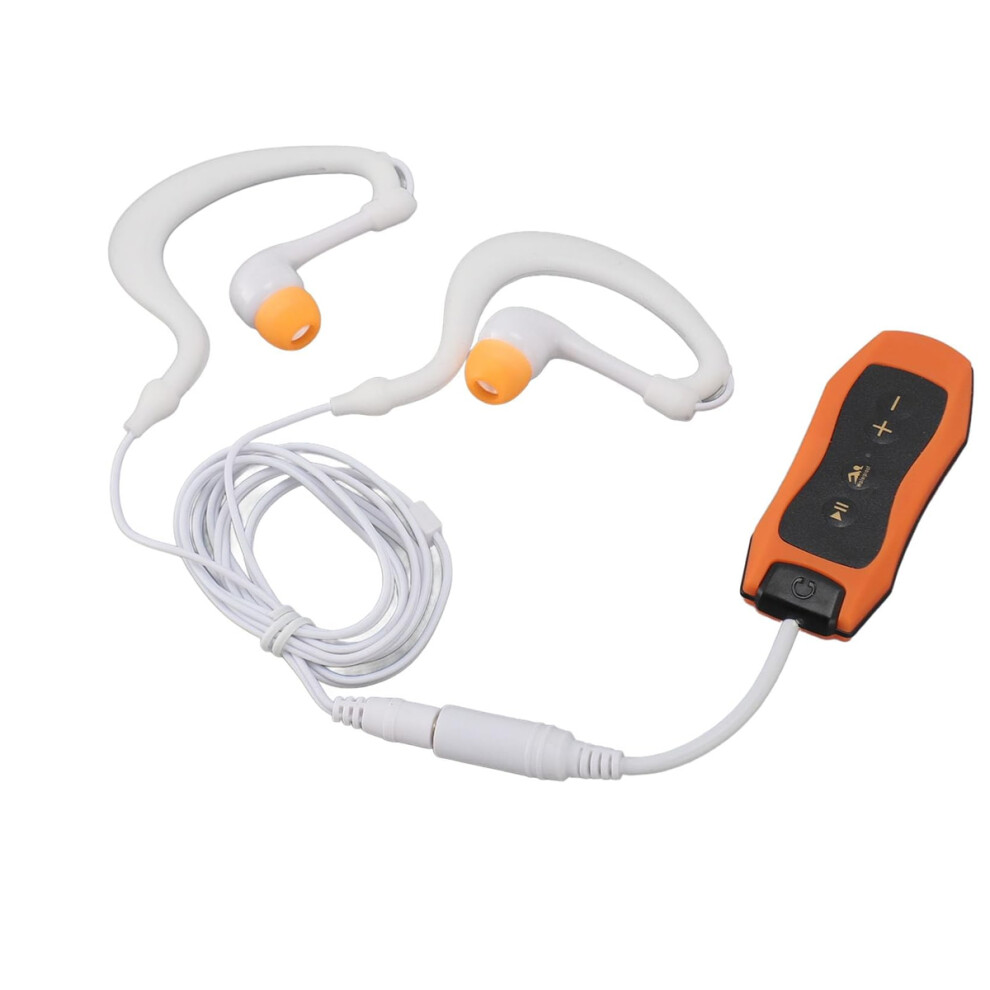 Hydrodynamic Design Mp3 Player, Swimming Mp3 Player With Earphone And Usb Rechargeable Function, Ipx8 Waterproof Underwater Music Device With Improved 9012494998825