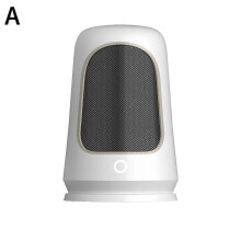 (1pcs, White) Mini Heater For Home High Performance Portable Desktop Heater Fast Heating Adjustable Thermostat Energy Saving Compact For Office Room