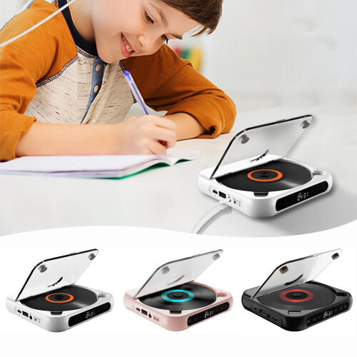 Portable CD Player Bluetooth Speaker Stereo CD Players Screen; LED P8R7 1