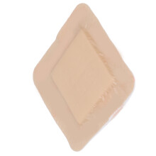 Almohadilla de espuma adhesiva de gel de silicona con borde, 7,5  7,5 cm