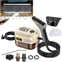 Deep Cleaning Steamer, Handheld Steam Cleaner 105C/4.5 Bar, Touch Screen, 6 Levels, 1200ml Tank, For Furniture, Cars