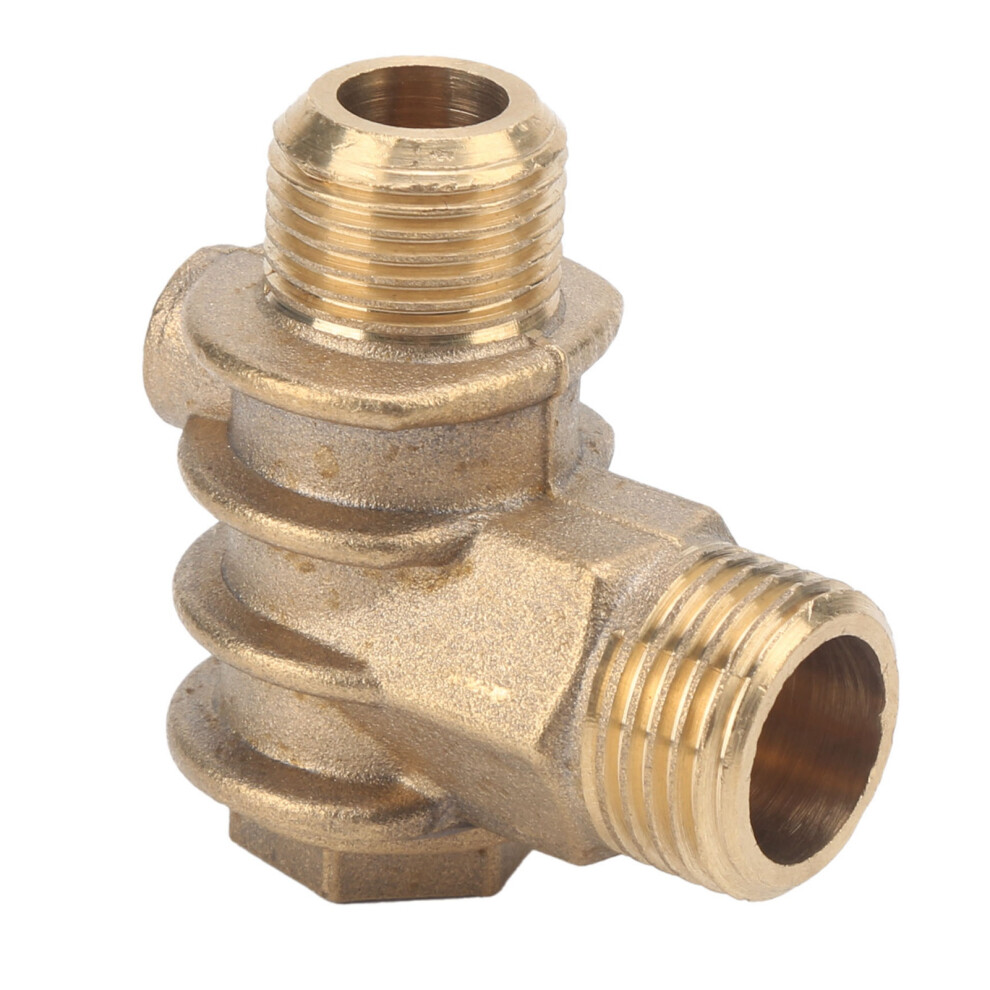 1 Way Brass Check Valve For Air Compressors 1/2X3/4Â16 Threaded Heavy Duty 9411378465468