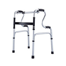 Walker for Seniors Adjustable Height Foldable Aluminum Frame with Wheels for Elderly Mobility Aid