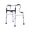 Walker for Seniors Adjustable Height Foldable Aluminum Frame with Wheels for Elderly Mobility Aid 1