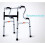 Walker for Seniors Adjustable Height Foldable Aluminum Frame with Wheels for Elderly Mobility Aid 3