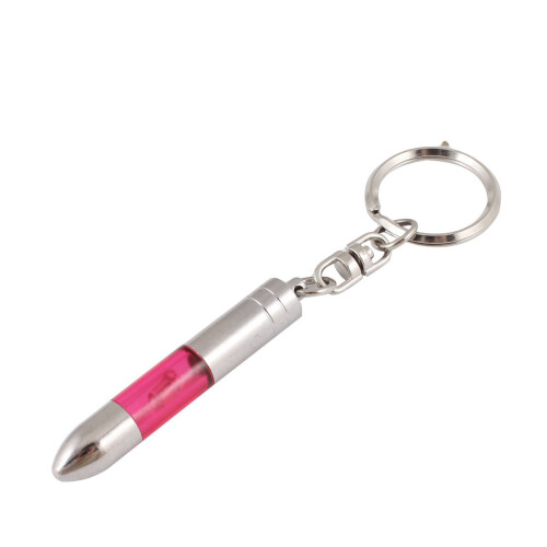 Static Discharge Keychain Silver Tone ESD Safe Tool For Electronics Discharge Remover