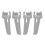 Lightweight ABS Drone Landing Gear Protector for Neo Gray 15