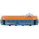 Alloy Pull Back Trolley Bus Toy for Kids, Blue, 18cm 16