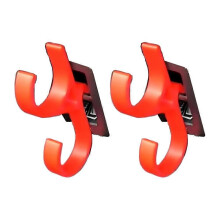 (1pcs, orange 2pcs) Car Umbrella Hook Silent Stable No Drill Installation Universal Fit for All Cars Quick Access Minimalist Design