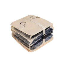 (10pcs, Beige) Foldable Storage Bag Waterproof Dustproof Large Capacity Portable Organizer for Home Travel Camping Moving Space Saving One Touch Close