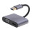 Προσαρμογέας USB σε HDMI, Μετατροπέας καλωδίου γραφικών βίντεο USB 3.0 σε HDMI 1080p VGA 1