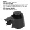 Rear Windscreen Wiper Arm Cover Cap ABS Black 6N0955435A Replacement 7