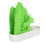 Turtle Oasis Simulation Plant Humidifier Non-Toxic and Eco-Friendly 2